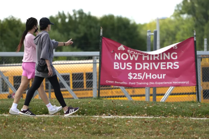 US applications for jobless benefits fall to lowest level in nearly 8 months