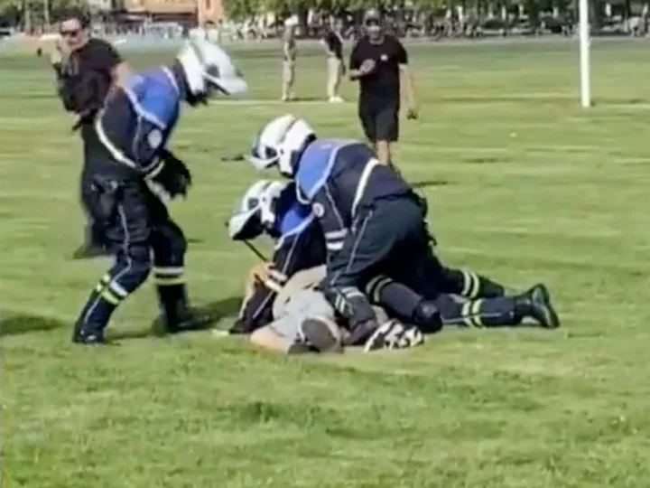 France knife attack – latest: Screaming mother watched on as children injured in ‘savage’ Annecy stabbing