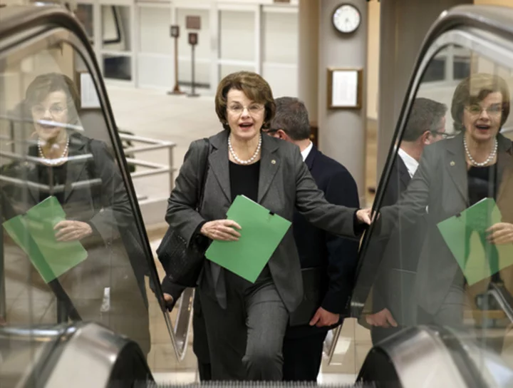 Photographs documented US Sen. Dianne Feinstein's groundbreaking career in politics