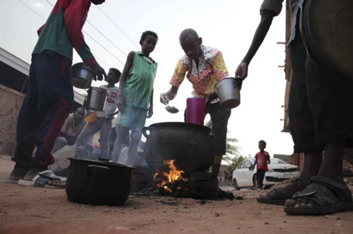 Sudan officials say airstrike kills 17, including 5 children, in capital Khartoum