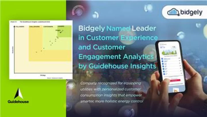 Bidgely Named Leader in Customer Experience and Customer Engagement Analytics by Guidehouse Insights