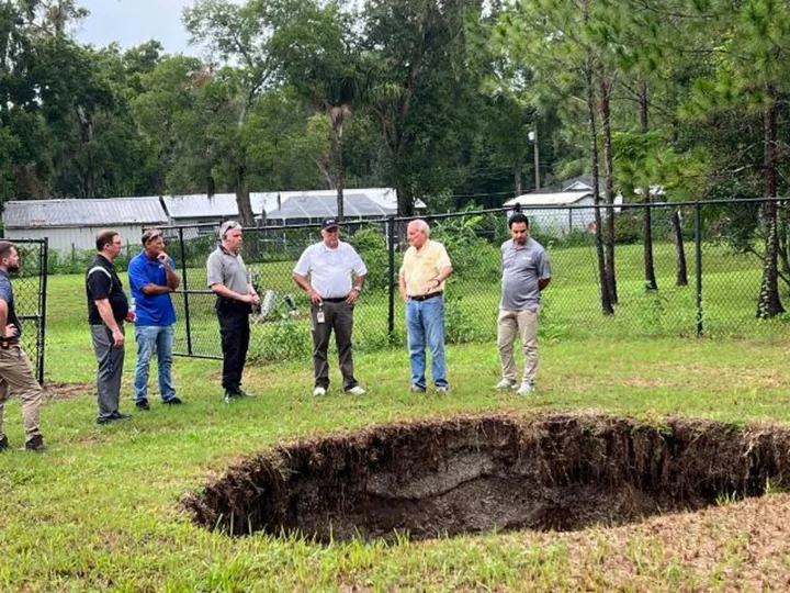 A Florida sinkhole that killed a man in 2013 just opened for the third time