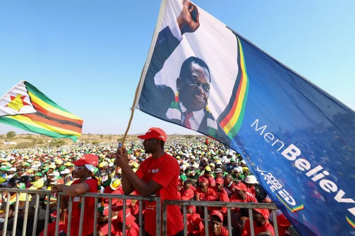 Zimbabwe's Mnangagwa re-elected president: electoral commission