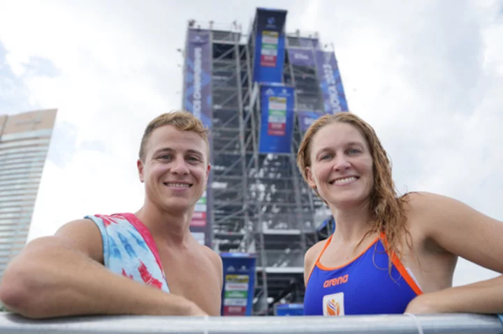 Adrenaline isn't the only lure for professional high divers at the world titles