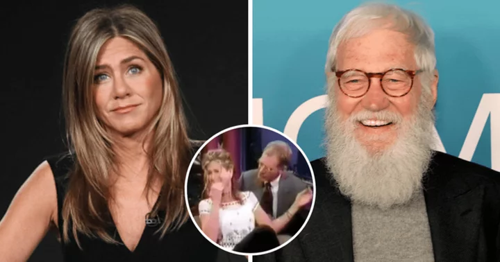 David Letterman slammed after 'disgusting' video of him sucking a strand of Jennifer Aniston's hair resurfaces