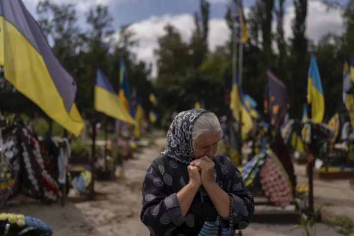 Russian shelling hits a landmark church in the Ukrainian city of Kherson