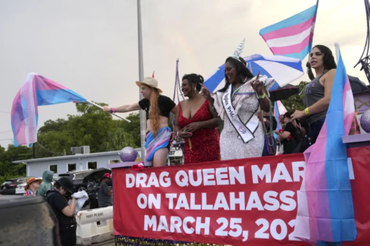 Florida's law targeting drag shows is on hold under federal judge's order