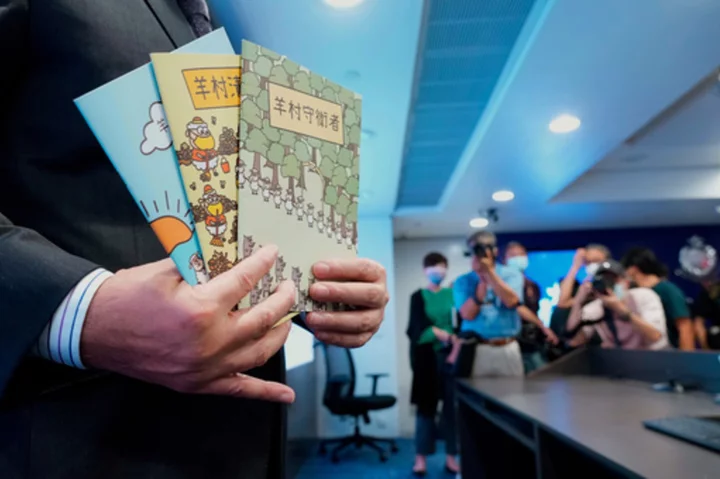 A Hong Kong man gets 4 months in prison for importing children's books deemed to be seditious