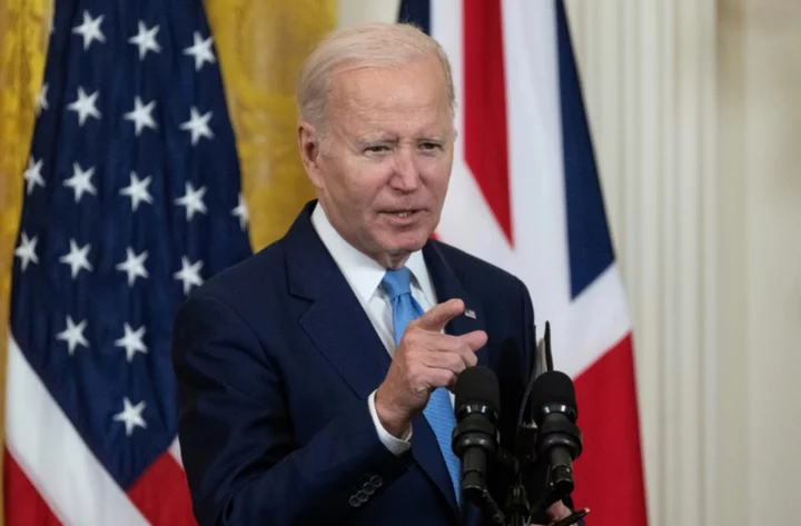 Biden visits Britain ahead of NATO summit