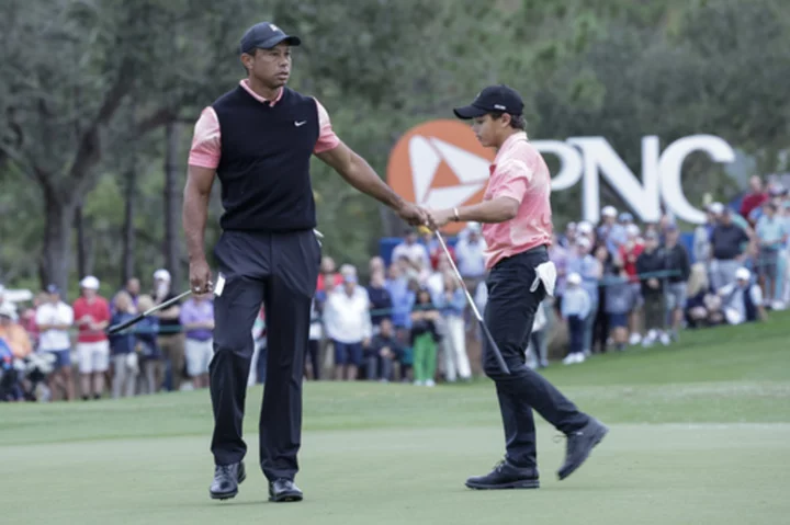 Tiger Woods sounds more optimistic about his game than a Saudi deal getting done on time